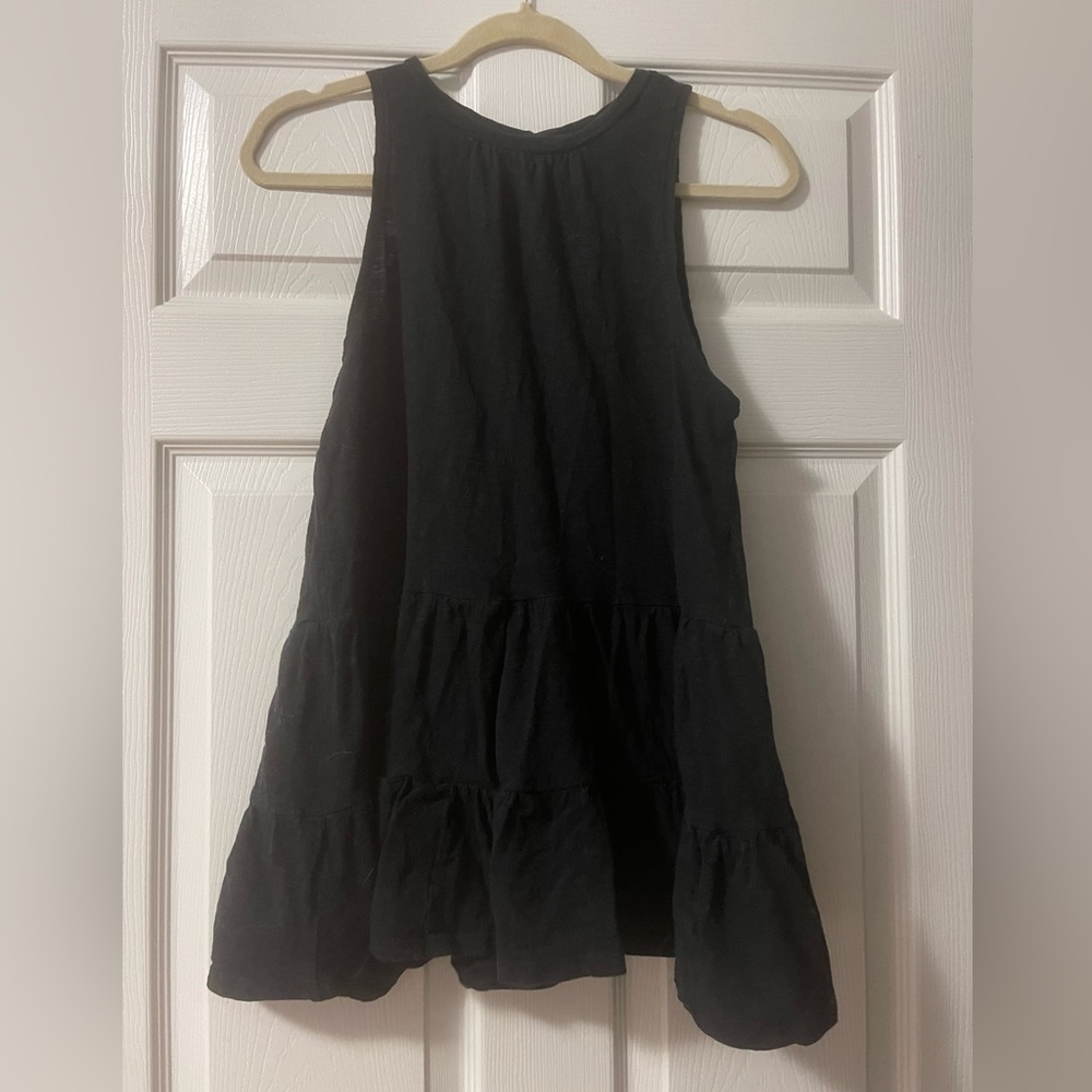 Black casual dress